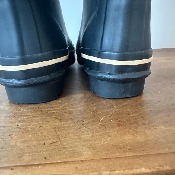 JILEON EXTRA WIDE CALF WOMENS' RAIN BOOTS - BLAK - SIZE 9 - Picture 3 of 6